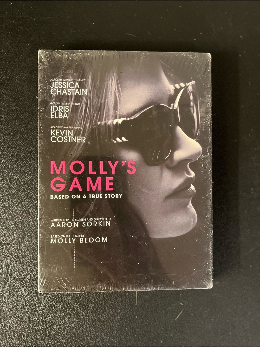 Molly's Game (DVD, 2017) New Sealed